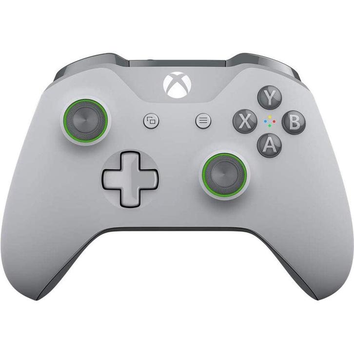 Microsoft Xbox One S Controller Grijs/Groen, Spelcomputers en Games, Spelcomputers | Xbox One, Zo goed als nieuw, Ophalen of Verzenden