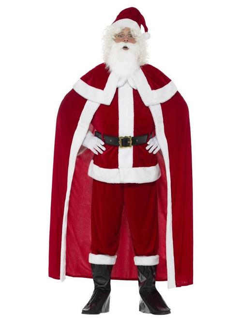 Kerstman Kostuum Deluxe Volwassenen, Kleding | Heren, Carnavalskleding en Feestkleding, Nieuw, Ophalen of Verzenden