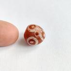 Oud-Burmaanse, Pyu-staten Geëmailleerd Agaat Kralentalisman