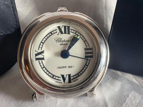 Tafel/bureauklokken - Chopard Happy Day. - Leder, Staal -, Antiek en Kunst, Antiek | Klokken