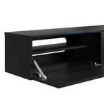 Tv meubel Wandmeubel Mat Zwart tv-meubel zwevend tv-meubel, 150 tot 200 cm, Nieuw, Overige materialen, Minder dan 100 cm