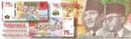 Indonesia 75.000 Rupiah 2020 Unc , 75th Independence Day, Postzegels en Munten, Bankbiljetten | Azië, Los biljet, Ophalen of Verzenden