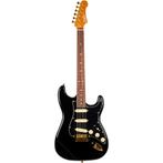 JET Guitars JS-380 Black elektrische gitaar, Muziek en Instrumenten, Snaarinstrumenten | Gitaren | Elektrisch, Verzenden, Nieuw