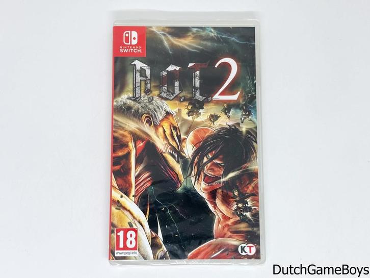 Nintendo Switch - A.O.T. 2 - Attack On Titan - UKV - New & S, Spelcomputers en Games, Games | Nintendo Switch, Gebruikt, Verzenden