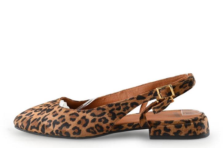 Manfield Slingbacks in maat 41 Panter | 10% korting, Kleding | Dames, Schoenen, Overige kleuren, Zo goed als nieuw, Verzenden