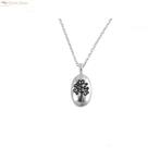 zilveren levensboom ketting, Verzenden, Nieuw, Zilver