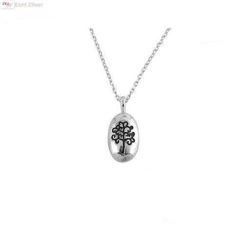 zilveren levensboom ketting, Sieraden, Tassen en Uiterlijk, Kettingen, Nieuw, Verzenden