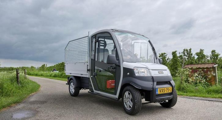 Clubcar Urban elektrische  transporter met kipper + kenteken, Auto's, Bestelauto's, Origineel Nederlands, Te koop, Automaat, Kunstmatig leder