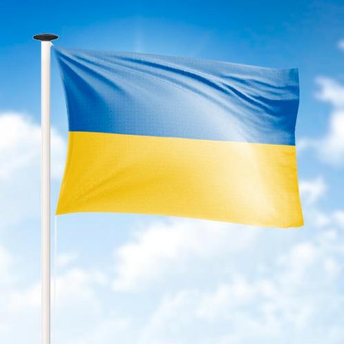 Landenvlag Oekraïne 100x150 cm (voor gevelstok), Diversen, Vlaggen en Wimpels, Nieuw