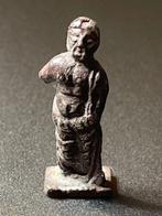 Oud-Romeins Zilver Standbeeld van Jupiter (Zeus), staand,, Antiek en Kunst, Antiek | Overige Antiek