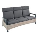 Lounge Tuinbank Prato Mountain Aluminium/Wicker Lesli Living, Verzenden, Nieuw