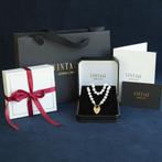 Vintage granaat collier met gouden sluiting 14 kt, Ophalen of Verzenden, Nieuw