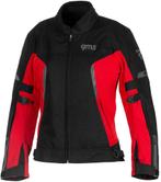 gms Vega Dames Zwart Rood Waterdichte Textiele Motorjas, Nieuw met kaartje, Jas | textiel, Verzenden, Dames