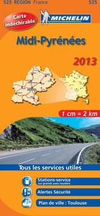 Midi - pyrenees 17525 carte michelin kaart 2013 - Midi, Ophalen of Verzenden, Nieuw
