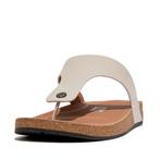 -30% FitFlop  FitFlop Iqushion mens leather toe-post sandal, Slippers, Verzenden, Nieuw, Grijs