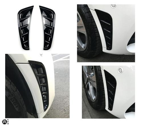 LUCHTINLAAT FRONTSPOILER ZWART VOOR MERCEDES W205 C-KLASSE +, Auto-onderdelen, Carrosserie en Plaatwerk, Nieuw, Ophalen of Verzenden
