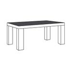 Eettafel-L Pieterburen - eettafel, Huis en Inrichting, Nieuw, Overige materialen