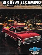 1981 CHEVROLET EL CAMINO BROCHURE ENGELS, Nieuw, Chevrolet, Author