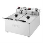 Dubbel Tank Dubbele Mand 2X3Ltr Aanrecht Friteuse 2X2Kw..., Verzenden, Nieuw in verpakking
