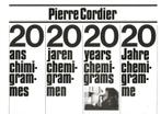 Pierre Cordier : 20 ans chimigrammes / 20 jaren chemigrammen, Boeken, Verzenden, Nieuw