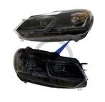 VW Golf 6 LED Dynamische Koplampen 7.5 Look Full Black, Auto-onderdelen, Verlichting, Ophalen of Verzenden, Nieuw, Volkswagen