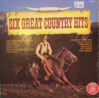 vinyl single 7 inch - Various - Six Great Country Hits, Cd's en Dvd's, Vinyl Singles, Zo goed als nieuw, Verzenden