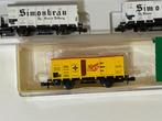 Fleischmann, Minitrix N - Modeltrein goederenwagon (9) -, Hobby en Vrije tijd, Modeltreinen | N-Spoor, Nieuw