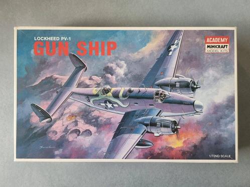 Academy/Minicraft 1678 Lockheed PV-1 Gun Ship 1:72, Hobby en Vrije tijd, Modelbouw | Vliegtuigen en Helikopters, Verzenden