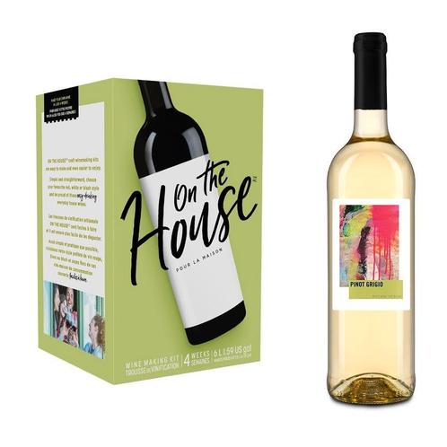 On The House - Pinot Grigio (Stoken & Brouwen), Verzamelen, Wijnen, Overige typen, Nieuw, Ophalen of Verzenden