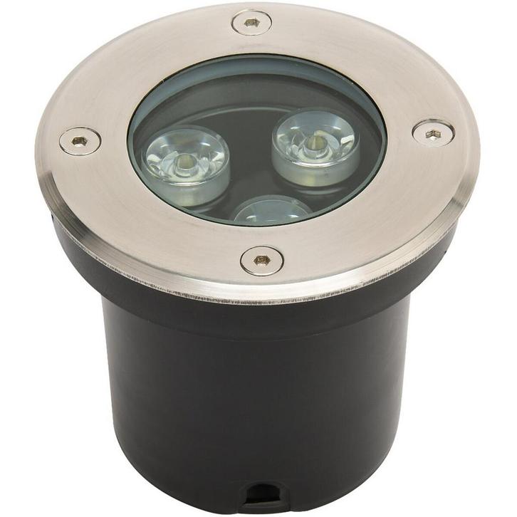 LED Grondspot - Aruz - Inbouw Rond - 3W - Waterdicht IP67 -, Huis en Inrichting, Lampen | Spots, Vloerspot of Grondspot, Nieuw