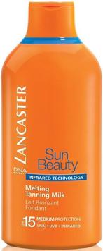 LANCASTER SUN BEAUTY SILKY MILK SUBLIME TAN SPF 15 ZONNEBR.., Sieraden, Tassen en Uiterlijk, Uiterlijk | Lichaamsverzorging, Nieuw