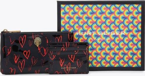 Kurt Geiger London Eagle Pouch Gift Set Black Red Heart, Sieraden, Tassen en Uiterlijk, Overige Accessoires, Verzenden