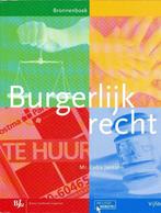 Burgerlijk recht bronnenboek ISBN 9789089748829, Ophalen of Verzenden, Zo goed als nieuw, HBO