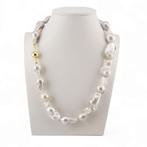 Parel - Zilver - Halsketting - Italiaanse ambacht, Antiek en Kunst