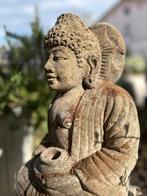 Buddha con giara 56 cm - Beeld - Indonesië, Antiek en Kunst