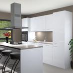 Sneeuwwitte hoogglans keuken Lima 25068, Huis en Inrichting, Keuken | Complete keukens, Verzenden, Nieuw