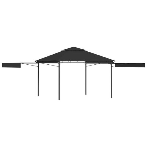 vidaXL Prieel met uitschuifbare daken 180 g/m² 3x3x2,75 m, Tuin en Terras, Partytenten, Nieuw, Verzenden