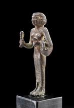 Oud-Egyptisch Brons Priesteres van Bastet |