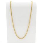 Lange gouden gedraaide schakel ketting | 82 cm (uniseks), Sieraden, Tassen en Uiterlijk, Kettingen, Ophalen of Verzenden, Gebruikt