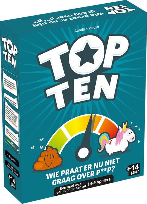 Top Ten - Kaartspel | Cocktail Games - Kaartspellen, Hobby en Vrije tijd, Gezelschapsspellen | Kaartspellen, Nieuw, Verzenden