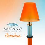 Gino Cenedese, Vetro di Murano - Lamp - Oranje en turquoise, Antiek en Kunst, Antiek | Lampen