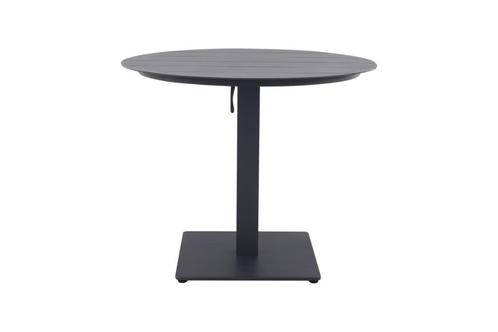 Suns Virenze inklapbare aluminium tuintafel Ø 90 cm., Tuin en Terras, Tuintafels, Nieuw, Overige materialen, Rond, Verzenden
