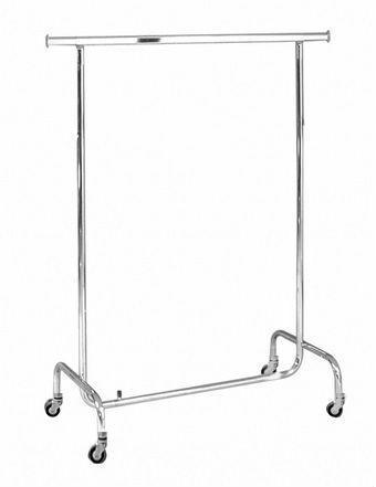 BASIC vaste hoogte demontabel kledingrek op kleine wielen, Huis en Inrichting, Overige Huis en Inrichting