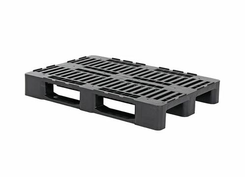Pallet 1200x800xH160mm H1-eco z.nokken gesl. sledes zwart, Diversen, Overige Diversen, Nieuw, Ophalen of Verzenden