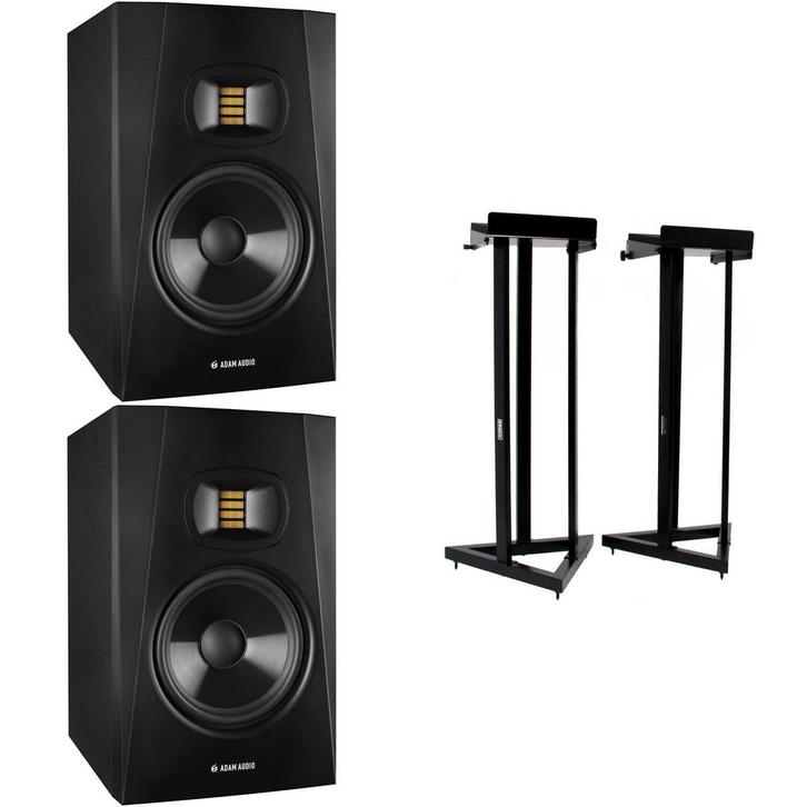 Adam T7V (2x) + statieven, Audio, Tv en Foto, Luidsprekers, Verzenden