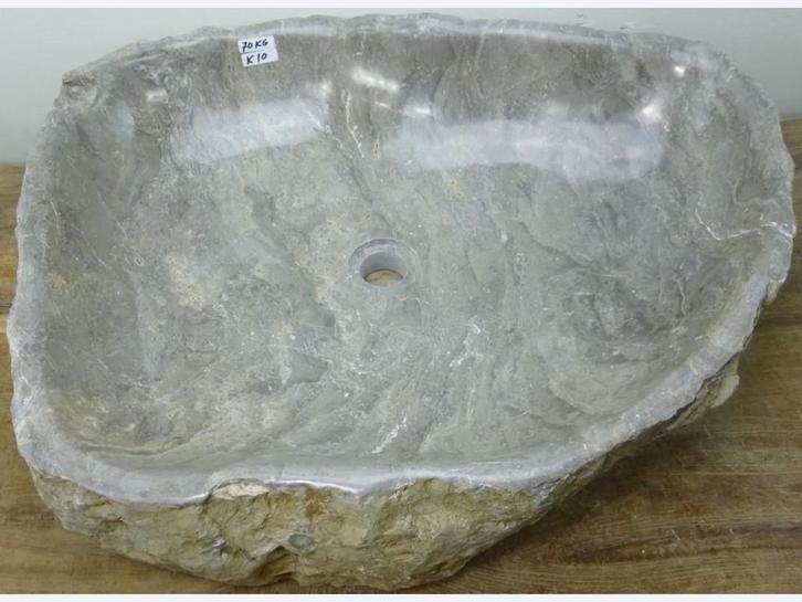 Natuurgevormde marmeren wasbak | Natuursteen waskom special, Doe-het-zelf en Verbouw, Sanitair, Wastafel, Nieuw, Steen, Ophalen of Verzenden
