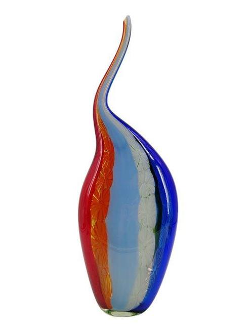 Vaas - Glas - Vaas van Murano-glas - 63 cm, Antiek en Kunst, Antiek | Glas en Kristal