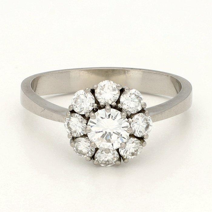 Ring Platina Diamant (Natuurlijk), Sieraden, Tassen en Uiterlijk, Ringen