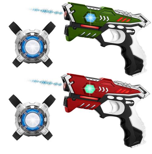NIEUW: KidsTag Lasergame set kopen? 2 Laserguns + 2 vesten, Kinderen en Baby's, Speelgoed | Buiten | Actiespeelgoed, Nieuw, Ophalen of Verzenden