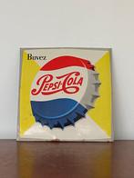 Pepsi-Cola « Buvez » / Ets Plas Paris - Poitiers - Plaque -, Antiek en Kunst, Antiek | Wandborden en Tegels